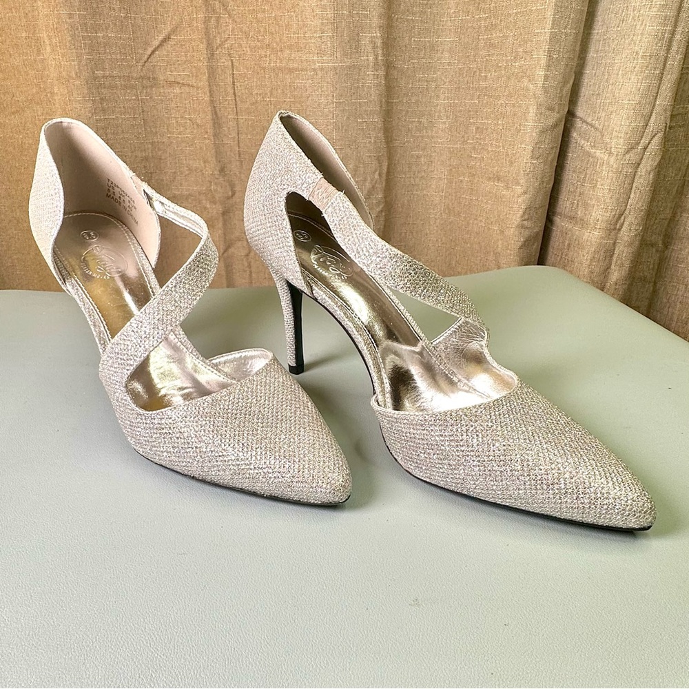 Trary Silver Heels
